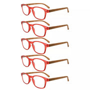 eyekeeper.com 5 Pack Reading Glasses R034 Eyeglasses White Smoke Red-5pcs / +0.50,Red-5pcs / +0.75,Red-5pcs / +1.00,Red-5pcs / +2.50,Red-5pcs / +1.50,Red-5pcs / +1.75,Red-5pcs / +2.00,Red-5pcs / +2.25,Red-5pcs / +2.75,Red-5pcs / +3.00,Red-5pcs / +3.50