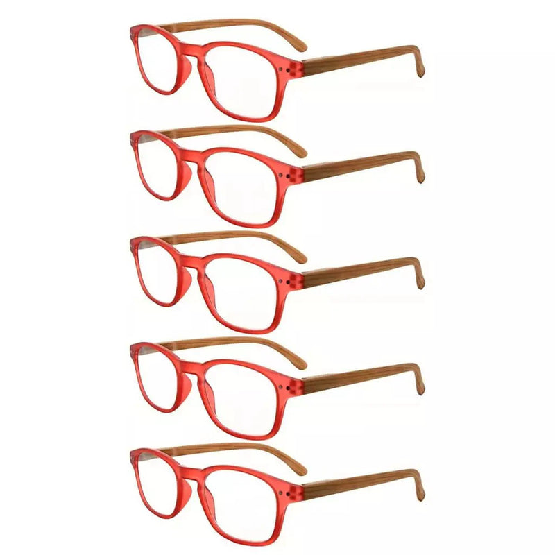 eyekeeper.com 5 Pack Reading Glasses R034 Eyeglasses White Smoke Red-5pcs / +0.50,Red-5pcs / +0.75,Red-5pcs / +1.00,Red-5pcs / +2.50,Red-5pcs / +1.50,Red-5pcs / +1.75,Red-5pcs / +2.00,Red-5pcs / +2.25,Red-5pcs / +2.75,Red-5pcs / +3.00,Red-5pcs / +3.50