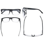eyekeeper.com 5 Pack Reading Glasses R045 Eyeglasses White Smoke 5 Pairs Mix / +0.50,5 Pairs Mix / +0.75,5 Pairs Mix / +1.00,5 Pairs Mix / +1.50