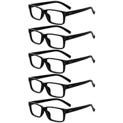 eyekeeper.com 5 Pack Vintage Reading Eyeglasses Classic Readers R032 Eyeglasses White Smoke Black-5pcs / without magnification,Black-5pcs / +0.50,Black-5pcs / +0.75,Black-5pcs / +1.00,Black-5pcs / +1.25,Black-5pcs / +1.50,Black-5pcs / +1.75,Black-5pcs / +2.00,Black-5pcs / +2.25,Black-5pcs / +2.50,Black-5pcs / +2.75,Black-5pcs / +3.00,Black-5pcs
