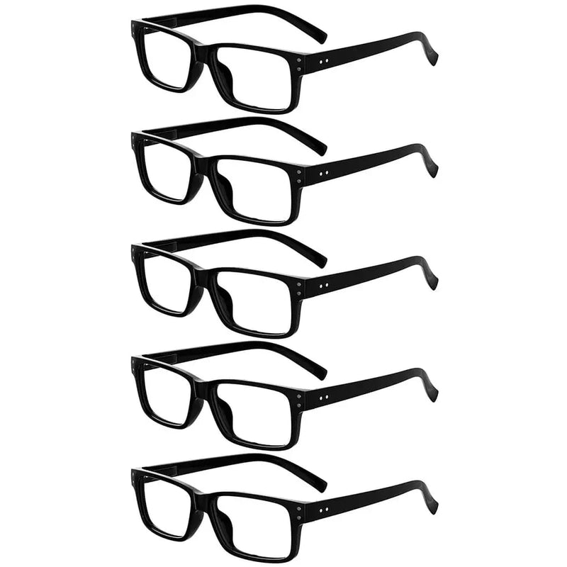 eyekeeper.com 5 Pack Vintage Reading Eyeglasses Classic Readers R032 Eyeglasses White Smoke Black-5pcs / without magnification,Black-5pcs / +0.50,Black-5pcs / +0.75,Black-5pcs / +1.00,Black-5pcs / +1.25,Black-5pcs / +1.50,Black-5pcs / +1.75,Black-5pcs / +2.00,Black-5pcs / +2.25,Black-5pcs / +2.50,Black-5pcs / +2.75,Black-5pcs / +3.00,Black-5pcs
