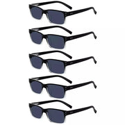 eyekeeper.com 5 Pack Reading Glasses Retro Rectangle Readers R032-A Eyeglasses White Smoke Grey Lens-5pcs / +0.25,Grey Lens-5pcs / +0.50,Grey Lens-5pcs / +0.75,Grey Lens-5pcs / +1.00,Grey Lens-5pcs / +1.25,Grey Lens-5pcs / +1.50,Grey Lens-5pcs / +1.75,Grey Lens-5pcs / +2.00,Grey Lens-5pcs / +2.25,Grey Lens-5pcs / +2.50,Grey Lens-5pcs / +2.75,Gr