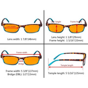 eyekeeper.com 5 Pack Rectangle Blue Light Blocking Readers DS111D Eyeglasses White Smoke 5 Pairs Mix / without magnification,5 Pairs Mix / +0.50,5 Pairs Mix / +0.75,5 Pairs Mix / +1.00,5 Pairs Mix / +1.25,5 Pairs Mix / +1.50,5 Pairs Mix / +1.75,5 Pairs Mix / +2.00,5 Pairs Mix / +2.25,5 Pairs Mix / +2.50,5 Pairs Mix / +3.00