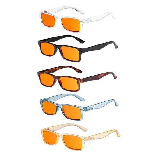 eyekeeper.com 5 Pack Rectangle Blue Light Blocking Reading Glasses DSR066 Eyeglasses White Smoke 5 Pairs Mix / +0.50,5 Pairs Mix / +0.75,5 Pairs Mix / +1.00,5 Pairs Mix / +1.25,5 Pairs Mix / +1.50,5 Pairs Mix / +1.75,5 Pairs Mix / +2.00