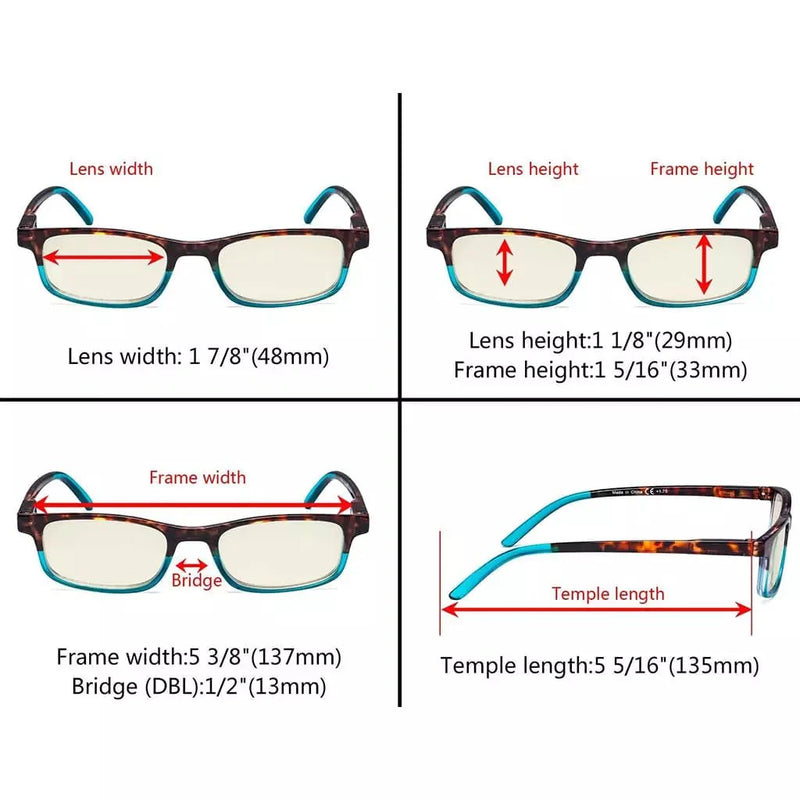 eyekeeper.com 5 Pack Rectangle Blue Light Filter Glasses CG111 Eyeglasses White Smoke 5 Pairs Mix / without magnification,5 Pairs Mix / +0.50,5 Pairs Mix / +0.75,5 Pairs Mix / +1.00,5 Pairs Mix / +1.25,5 Pairs Mix / +1.50,5 Pairs Mix / +1.75,5 Pairs Mix / +2.00,5 Pairs Mix / +2.25,5 Pairs Mix / +2.50,5 Pairs Mix / +3.00