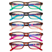 eyekeeper.com 5 Pack Rectangle Blue Light Filter Glasses CG111 Eyeglasses White Smoke 5 Pairs Mix / without magnification,5 Pairs Mix / +0.50,5 Pairs Mix / +0.75,5 Pairs Mix / +1.00,5 Pairs Mix / +1.25,5 Pairs Mix / +1.50,5 Pairs Mix / +1.75,5 Pairs Mix / +2.00,5 Pairs Mix / +2.25,5 Pairs Mix / +2.50,5 Pairs Mix / +3.00