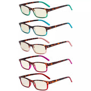 eyekeeper.com 5 Pack Rectangle Blue Light Filter Glasses CG111 Eyeglasses White Smoke 5 Pairs Mix / without magnification,5 Pairs Mix / +0.50,5 Pairs Mix / +0.75,5 Pairs Mix / +1.00,5 Pairs Mix / +1.25,5 Pairs Mix / +1.50,5 Pairs Mix / +1.75,5 Pairs Mix / +2.00,5 Pairs Mix / +2.25,5 Pairs Mix / +2.50,5 Pairs Mix / +3.00