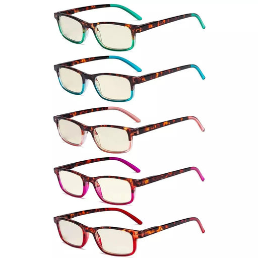eyekeeper.com 5 Pack Rectangle Blue Light Filter Glasses CG111 Eyeglasses White Smoke 5 Pairs Mix / without magnification,5 Pairs Mix / +0.50,5 Pairs Mix / +0.75,5 Pairs Mix / +1.00,5 Pairs Mix / +1.25,5 Pairs Mix / +1.50,5 Pairs Mix / +1.75,5 Pairs Mix / +2.00,5 Pairs Mix / +2.25,5 Pairs Mix / +2.50,5 Pairs Mix / +3.00