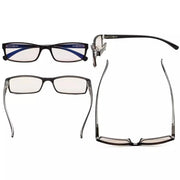 eyekeeper.com 5 Pack Rectangle Blue Light Filter Reading Glasses CG178 Eyeglasses White Smoke 5 Pairs Mix / without magnification,5 Pairs Mix / +0.75,5 Pairs Mix / +1.00,5 Pairs Mix / +1.25,5 Pairs Mix / +1.50,5 Pairs Mix / +2.00,5 Pairs Mix / +2.25,5 Pairs Mix / +2.50,5 Pairs Mix / +3.00,5 Pairs Mix / +3.50,5 Pairs Mix / +4.00