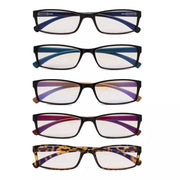 eyekeeper.com 5 Pack Rectangle Blue Light Filter Reading Glasses CG178 Eyeglasses White Smoke 5 Pairs Mix / without magnification,5 Pairs Mix / +0.75,5 Pairs Mix / +1.00,5 Pairs Mix / +1.25,5 Pairs Mix / +1.50,5 Pairs Mix / +2.00,5 Pairs Mix / +2.25,5 Pairs Mix / +2.50,5 Pairs Mix / +3.00,5 Pairs Mix / +3.50,5 Pairs Mix / +4.00