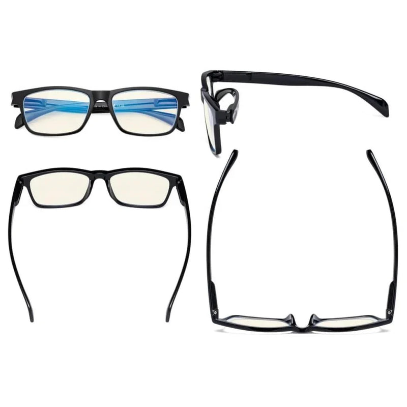 eyekeeper.com 5 Pack Rectangle Blue Light Filter Reading Glasses UVR090 Eyeglasses White Smoke 5 Pairs Mix / without magnification,5 Pairs Mix / +0.50,5 Pairs Mix / +0.75,5 Pairs Mix / +1.00,5 Pairs Mix / +1.25,5 Pairs Mix / +1.50,5 Pairs Mix / +1.75,5 Pairs Mix / +2.00,5 Pairs Mix / +2.50,5 Pairs Mix / +3.50,5 Pairs Mix / +4.00