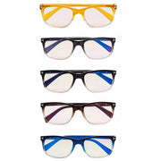 eyekeeper.com 5 Pack Rectangle Blue Light Filter Reading Glasses UVR150 Eyeglasses White Smoke 5 Pairs Mix / without magnification,5 Pairs Mix / +0.50,5 Pairs Mix / +1.00,5 Pairs Mix / +2.00,5 Pairs Mix / +2.50