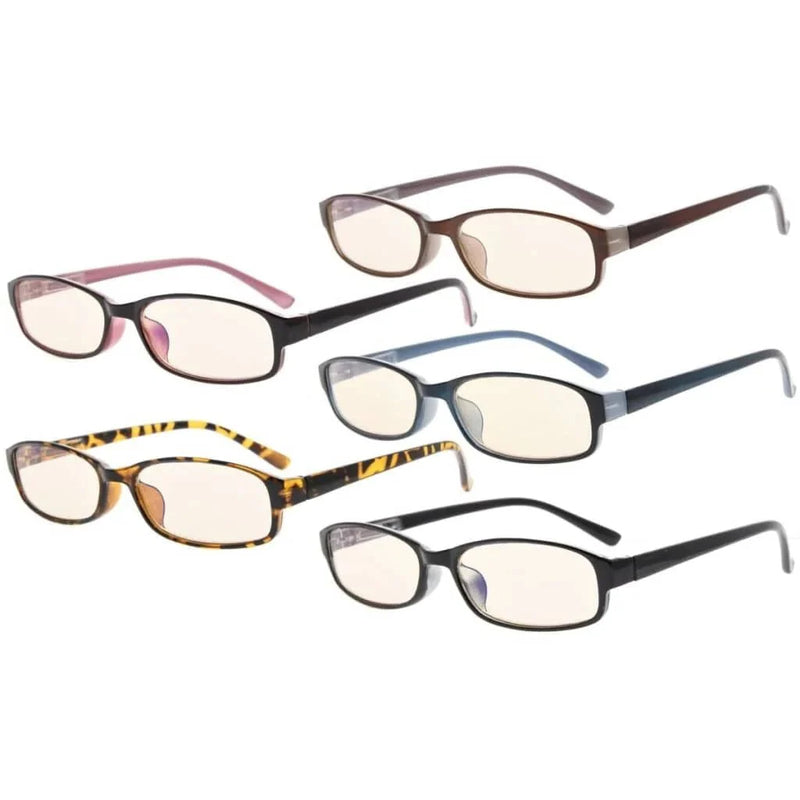 eyekeeper.com 5 Pack Rectangle Blue Light Filter Reading Glasses UVR908K Eyeglasses White Smoke 5 Pairs Mix / +0.50,5 Pairs Mix / +0.75,5 Pairs Mix / +1.00,5 Pairs Mix / +1.25,5 Pairs Mix / +1.50,5 Pairs Mix / +1.75,5 Pairs Mix / +2.00,5 Pairs Mix / +2.25,5 Pairs Mix / +2.50,5 Pairs Mix / +2.75,5 Pairs Mix / +3.00