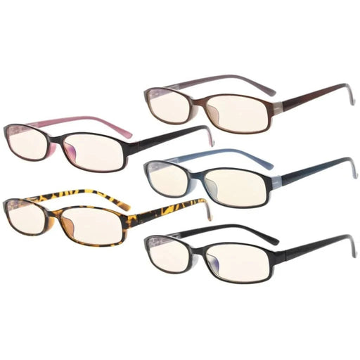 eyekeeper.com 5 Pack Rectangle Blue Light Filter Reading Glasses UVR908K Eyeglasses White Smoke 5 Pairs Mix / +0.50,5 Pairs Mix / +0.75,5 Pairs Mix / +1.00,5 Pairs Mix / +1.25,5 Pairs Mix / +1.50,5 Pairs Mix / +1.75,5 Pairs Mix / +2.00,5 Pairs Mix / +2.25,5 Pairs Mix / +2.50,5 Pairs Mix / +2.75,5 Pairs Mix / +3.00