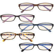 eyekeeper.com 5 Pack Rectangle Blue Light Filter Reading Glasses UVR908K Eyeglasses White Smoke 5 Pairs Mix / +0.50,5 Pairs Mix / +0.75,5 Pairs Mix / +1.00,5 Pairs Mix / +1.25,5 Pairs Mix / +1.50,5 Pairs Mix / +1.75,5 Pairs Mix / +2.00,5 Pairs Mix / +2.25,5 Pairs Mix / +2.50,5 Pairs Mix / +2.75,5 Pairs Mix / +3.00