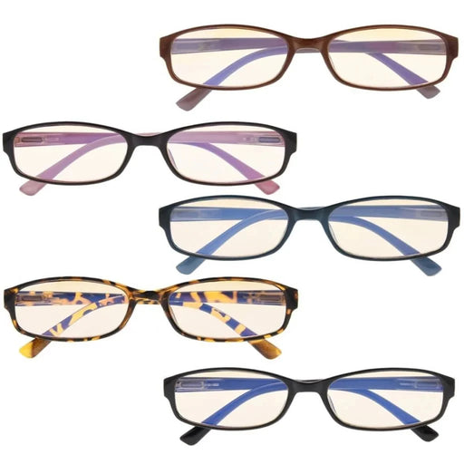 eyekeeper.com 5 Pack Rectangle Blue Light Filter Reading Glasses UVR908K Eyeglasses White Smoke 5 Pairs Mix / +0.50,5 Pairs Mix / +0.75,5 Pairs Mix / +1.00,5 Pairs Mix / +1.25,5 Pairs Mix / +1.50,5 Pairs Mix / +1.75,5 Pairs Mix / +2.00,5 Pairs Mix / +2.25,5 Pairs Mix / +2.50,5 Pairs Mix / +2.75,5 Pairs Mix / +3.00