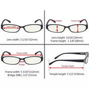 eyekeeper.com 5 Pack Rectangle Blue Light Filter Reading Glasses UVR9104K Eyeglasses White Smoke 5 Pairs Mix / without magnification,5 Pairs Mix / +0.50,5 Pairs Mix / +0.75,5 Pairs Mix / +1.00,5 Pairs Mix / +1.25,5 Pairs Mix / +1.50,5 Pairs Mix / +1.75,5 Pairs Mix / +2.00,5 Pairs Mix / +2.25,5 Pairs Mix / +2.50,5 Pairs Mix / +3.00