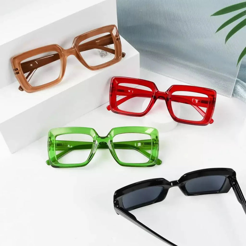 eyekeeper.com 5 Pack Rectangle Funky Reading Glasses Trendy Readers R2101 Eyeglasses White Smoke 5 Pairs Mix / without magnification,5 Pairs Mix / +0.50,5 Pairs Mix / +0.75,5 Pairs Mix / +1.00,5 Pairs Mix / +1.25,5 Pairs Mix / +1.50,5 Pairs Mix / +1.75,5 Pairs Mix / +2.00,5 Pairs Mix / +2.25,5 Pairs Mix / +2.50,5 Pairs Mix / +2.75,5 Pairs Mix / +3.00