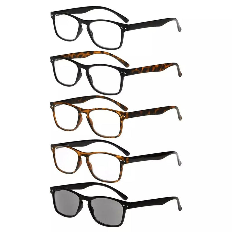 eyekeeper.com 5 Pack Rectangle Readers Vintage Reading Sunglasses R046 Eyeglasses White Smoke 5 Pairs Mix / +0.50,5 Pairs Mix / +0.75,5 Pairs Mix / +1.00,5 Pairs Mix / +1.25,5 Pairs Mix / +1.50,5 Pairs Mix / +1.75,5 Pairs Mix / +2.00,5 Pairs Mix / +2.25,5 Pairs Mix / +2.50,5 Pairs Mix / +2.75,5 Pairs Mix / +3.00,5 Pairs Mix / +3.50,5 Pairs Mix / +