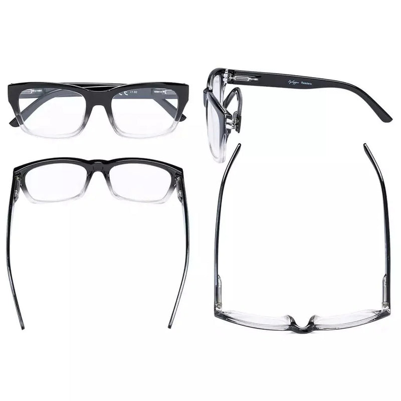 eyekeeper.com 5 Pack Thick Frame Reading Glasses Include Sunshine Readers R045 Eyeglasses White Smoke 5 Pairs Mix / +0.75,5 Pairs Mix / +1.00,5 Pairs Mix / +1.25,5 Pairs Mix / +1.50,5 Pairs Mix / +1.75,5 Pairs Mix / +2.00,5 Pairs Mix / +2.25,5 Pairs Mix / +2.50,5 Pairs Mix / +2.75,5 Pairs Mix / +3.00,5 Pairs Mix / +3.50,5 Pairs Mix / +4.00