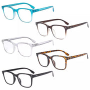 eyekeeper.com 5 Pack Rectangle Reading Glasses Stylish Readers RT1804 Eyeglasses White Smoke 5 Pairs Mix / +0.50,5 Pairs Mix / +0.75,5 Pairs Mix / +1.00,5 Pairs Mix / +1.25,5 Pairs Mix / +1.50,5 Pairs Mix / +1.75,5 Pairs Mix / +2.00,5 Pairs Mix / +2.25,5 Pairs Mix / +2.50,5 Pairs Mix / +2.75,5 Pairs Mix / +3.00,5 Pairs Mix / +3.50,5 Pairs Mix / +