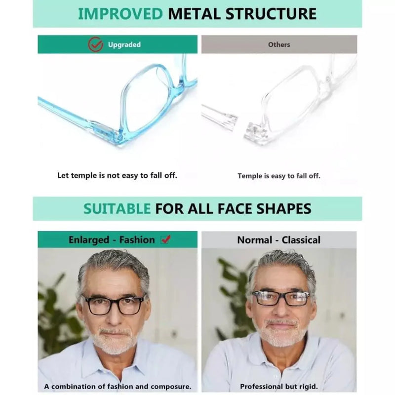 eyekeeper.com 5 Pack Rectangle Reading Glasses Stylish Readers RT1804 Eyeglasses White Smoke 5 Pairs Mix / +0.50,5 Pairs Mix / +0.75,5 Pairs Mix / +1.00,5 Pairs Mix / +1.25,5 Pairs Mix / +1.50,5 Pairs Mix / +1.75,5 Pairs Mix / +2.00,5 Pairs Mix / +2.25,5 Pairs Mix / +2.50,5 Pairs Mix / +2.75,5 Pairs Mix / +3.00,5 Pairs Mix / +3.50,5 Pairs Mix / +