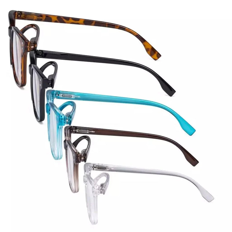 eyekeeper.com 5 Pack Rectangle Reading Glasses Stylish Readers RT1804 Eyeglasses White Smoke 5 Pairs Mix / +0.50,5 Pairs Mix / +0.75,5 Pairs Mix / +1.00,5 Pairs Mix / +1.25,5 Pairs Mix / +1.50,5 Pairs Mix / +1.75,5 Pairs Mix / +2.00,5 Pairs Mix / +2.25,5 Pairs Mix / +2.50,5 Pairs Mix / +2.75,5 Pairs Mix / +3.00,5 Pairs Mix / +3.50,5 Pairs Mix / +