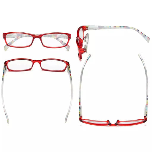 eyekeeper.com 5 Pack Rectangle Reading Glasses with Pattern Temples RT1803 Eyeglasses White Smoke 5 Pairs Mix / +0.50,5 Pairs Mix / +0.75,5 Pairs Mix / +1.00,5 Pairs Mix / +1.25,5 Pairs Mix / +1.50,5 Pairs Mix / +1.75,5 Pairs Mix / +2.00,5 Pairs Mix / +2.25,5 Pairs Mix / +2.50,5 Pairs Mix / +2.75,5 Pairs Mix / +3.00,5 Pairs Mix / +3.50,5 Pairs Mix / +