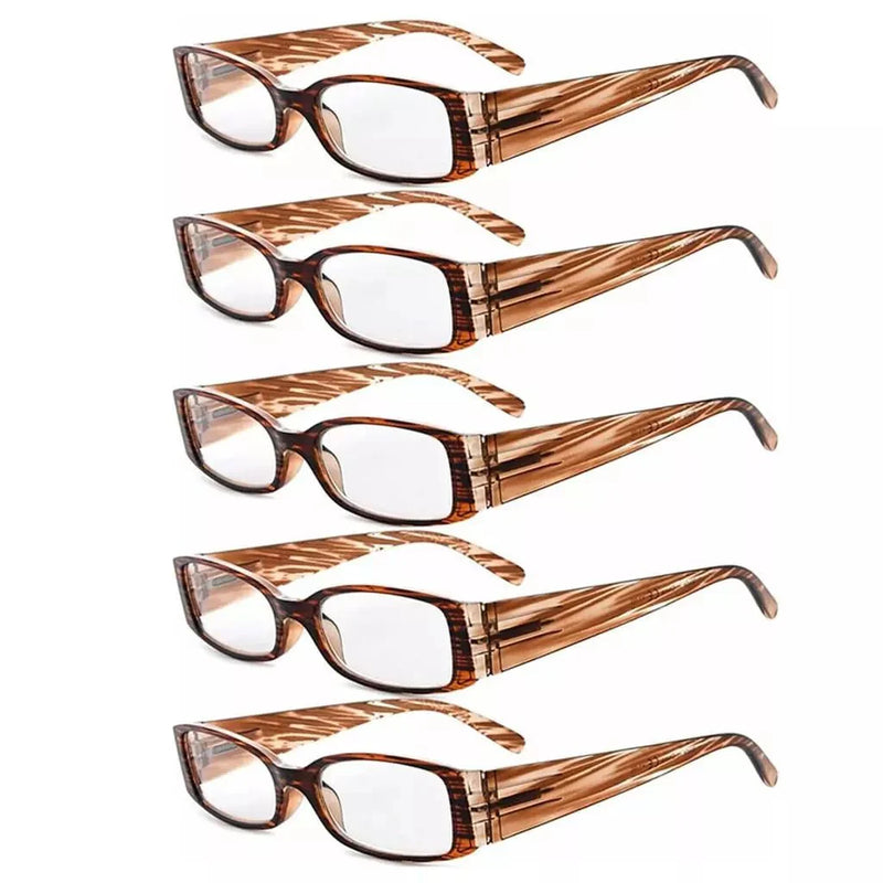 eyekeeper.com 5 Pack Rectangle Stylish Reading Glasses R040-A Eyeglasses White Smoke Stripe-5pcs / +0.50,Stripe-5pcs / +0.75,Stripe-5pcs / +1.00,Stripe-5pcs / +1.25,Stripe-5pcs / +1.50,Stripe-5pcs / +1.75,Stripe-5pcs / +2.00,Stripe-5pcs / +2.25,Stripe-5pcs / +2.50,Stripe-5pcs / +2.75,Stripe-5pcs / +3.00,Stripe-5pcs / +3.25,Stripe-5pcs / +