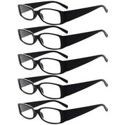 eyekeeper.com 5 Pack Rectangle Stylish Reading Glasses R040-A Eyeglasses White Smoke Black-5pcs / +0.50,Black-5pcs / +0.75,Black-5pcs / +1.00,Black-5pcs / +1.25,Black-5pcs / +1.50,Black-5pcs / +1.75,Black-5pcs / +2.00,Black-5pcs / +2.25,Black-5pcs / +2.50,Black-5pcs / +2.75,Black-5pcs / +3.00,Black-5pcs / +3.25,Black-5pcs / +3.50,Black-5p