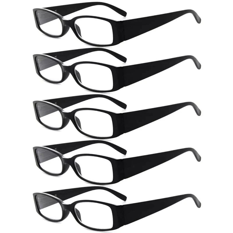 eyekeeper.com 5 Pack Rectangle Stylish Reading Glasses R040-A Eyeglasses White Smoke Black-5pcs / +0.50,Black-5pcs / +0.75,Black-5pcs / +1.00,Black-5pcs / +1.25,Black-5pcs / +1.50,Black-5pcs / +1.75,Black-5pcs / +2.00,Black-5pcs / +2.25,Black-5pcs / +2.50,Black-5pcs / +2.75,Black-5pcs / +3.00,Black-5pcs / +3.25,Black-5pcs / +3.50,Black-5p
