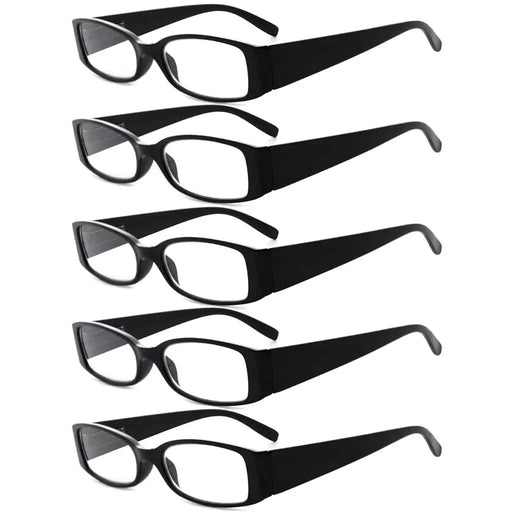 eyekeeper.com 5 Pack Rectangle Stylish Reading Glasses R040-A Eyeglasses White Smoke Black-5pcs / +0.50,Black-5pcs / +0.75,Black-5pcs / +1.00,Black-5pcs / +1.25,Black-5pcs / +1.50,Black-5pcs / +1.75,Black-5pcs / +2.00,Black-5pcs / +2.25,Black-5pcs / +2.50,Black-5pcs / +2.75,Black-5pcs / +3.00,Black-5pcs / +3.25,Black-5pcs / +3.50,Black-5p