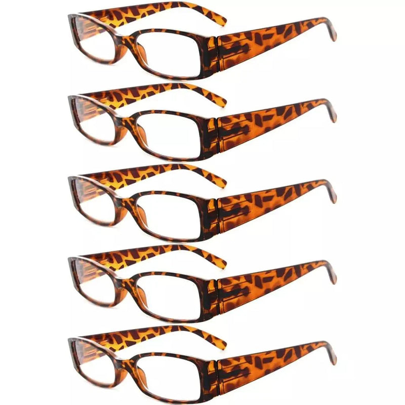 eyekeeper.com 5 Pack Rectangle Stylish Reading Glasses R040-A Eyeglasses White Smoke Tortoise-5pcs / +0.50,Tortoise-5pcs / +0.75,Tortoise-5pcs / +1.00,Tortoise-5pcs / +1.25,Tortoise-5pcs / +1.50,Tortoise-5pcs / +1.75,Tortoise-5pcs / +2.00,Tortoise-5pcs / +2.25,Tortoise-5pcs / +2.50,Tortoise-5pcs / +2.75,Tortoise-5pcs / +3.00,Tortoise-5pcs