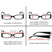 eyekeeper.com 5 Pack Rectangle Stylish Reading Glasses R040-A Eyeglasses White Smoke 5 Pairs Mix / +0.50,5 Pairs Mix / +0.75,5 Pairs Mix / +1.00,5 Pairs Mix / +1.25,5 Pairs Mix / +1.50,5 Pairs Mix / +1.75,5 Pairs Mix / +2.00,5 Pairs Mix / +2.25,5 Pairs Mix / +2.50,5 Pairs Mix / +2.75,5 Pairs Mix / +3.00,5 Pairs Mix / +3.25,5 Pairs Mix / +