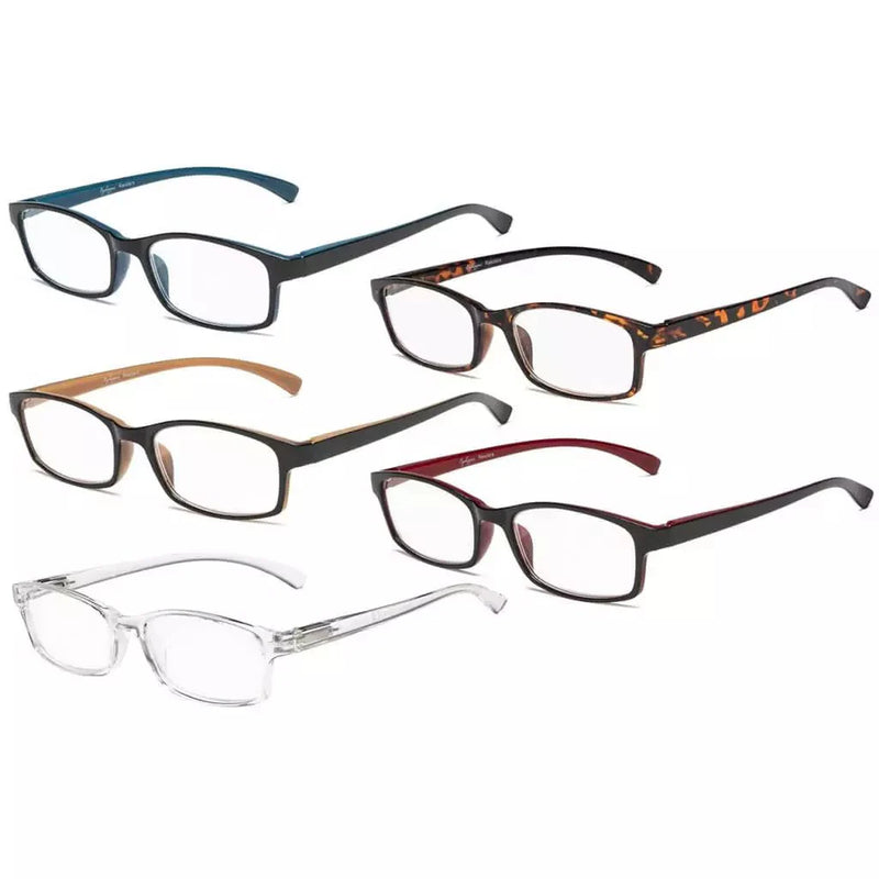 eyekeeper.com 5 Pack Rectangle Stylish Reading Glasses Vintage Readers R177 Eyeglasses White Smoke 5 Pairs Mix / +0.50,5 Pairs Mix / +0.75,5 Pairs Mix / +1.00,5 Pairs Mix / +1.25,5 Pairs Mix / +1.50,5 Pairs Mix / +1.75,5 Pairs Mix / +2.00,5 Pairs Mix / +2.25,5 Pairs Mix / +2.50,5 Pairs Mix / +2.75,5 Pairs Mix / +3.00,5 Pairs Mix / +3.50,5 Pairs Mix / +