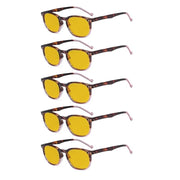 eyekeeper.com 5 Pack Retro Blue Light Blocking Reading Glasses HP065 Eyeglasses White Smoke Tortoise Pink-5pcs / without magnification,Tortoise Pink-5pcs / +0.50,Tortoise Pink-5pcs / +0.75,Tortoise Pink-5pcs / +1.00,Tortoise Pink-5pcs / +1.25,Tortoise Pink-5pcs / +1.50,Tortoise Pink-5pcs / +1.75,Tortoise Pink-5pcs / +2.00,Tortoise Pink-5pcs / +2