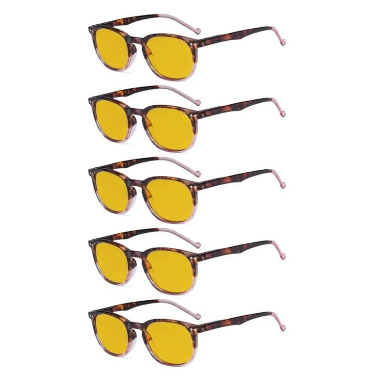 eyekeeper.com 5 Pack Retro Blue Light Blocking Reading Glasses HP065 Eyeglasses White Smoke Tortoise Pink-5pcs / without magnification,Tortoise Pink-5pcs / +0.50,Tortoise Pink-5pcs / +0.75,Tortoise Pink-5pcs / +1.00,Tortoise Pink-5pcs / +1.25,Tortoise Pink-5pcs / +1.50,Tortoise Pink-5pcs / +1.75,Tortoise Pink-5pcs / +2.00,Tortoise Pink-5pcs / +2
