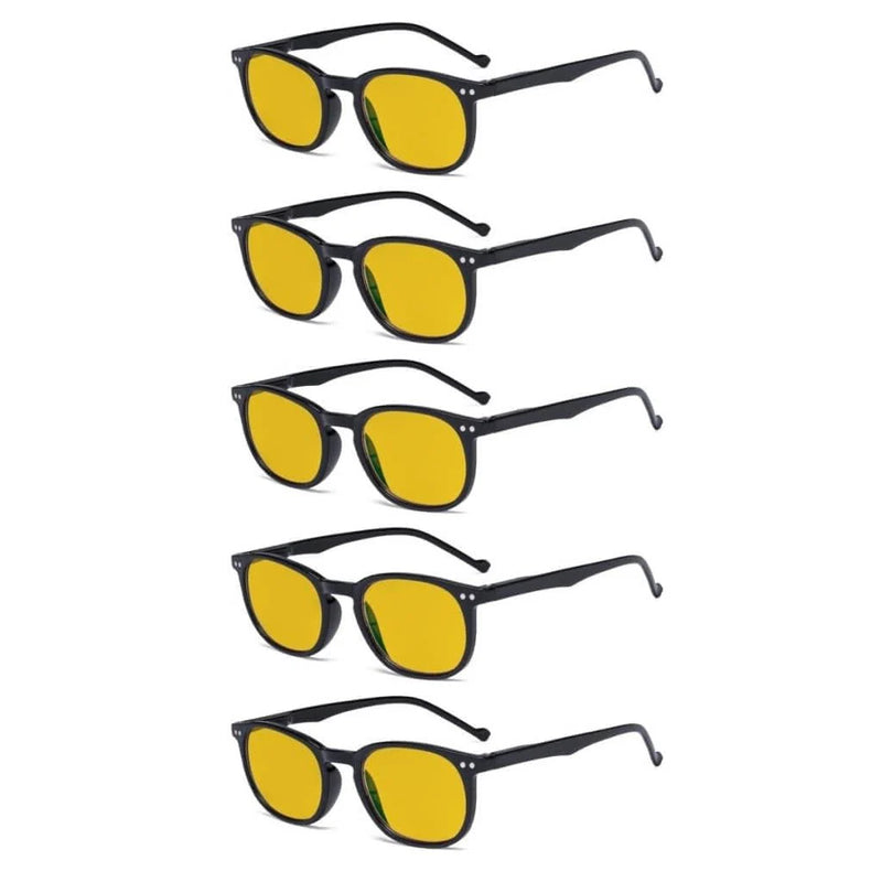 eyekeeper.com 5 Pack Retro Blue Light Blocking Reading Glasses HP065 Eyeglasses White Smoke Black-5pcs / +0.75,Black-5pcs / +1.00,Black-5pcs / +1.50,Black-5pcs / +1.75,Black-5pcs / +2.00,Black-5pcs / +2.25,Black-5pcs / +2.50,Tortoise Green-5pcs / without magnification,Tortoise Green-5pcs / +0.50,Tortoise Green-5pcs / +0.75,Tortoise Green-5pcs /