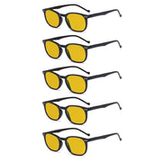 eyekeeper.com 5 Pack Retro Blue Light Blocking Reading Glasses HP065 Eyeglasses White Smoke Black-5pcs / +0.75,Black-5pcs / +1.00,Black-5pcs / +1.50,Black-5pcs / +1.75,Black-5pcs / +2.00,Black-5pcs / +2.25,Black-5pcs / +2.50