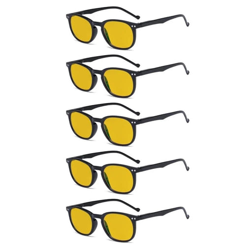 eyekeeper.com 5 Pack Retro Blue Light Blocking Reading Glasses HP065 Eyeglasses White Smoke Black-5pcs / +0.75,Black-5pcs / +1.00,Black-5pcs / +1.50,Black-5pcs / +1.75,Black-5pcs / +2.00,Black-5pcs / +2.25,Black-5pcs / +2.50