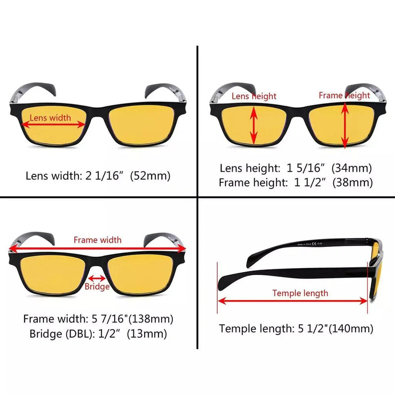 eyekeeper.com 5 Pack Retro Blue Light Blocking Reading Glasses HP090 Eyeglasses White Smoke 5 Pairs Mix / without magnification,5 Pairs Mix / +0.50,5 Pairs Mix / +1.00,5 Pairs Mix / +1.50,5 Pairs Mix / +1.75,5 Pairs Mix / +2.00,5 Pairs Mix / +2.50