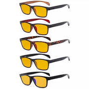 eyekeeper.com 5 Pack Retro Blue Light Blocking Reading Glasses HP090 Eyeglasses White Smoke 5 Pairs Mix / without magnification,5 Pairs Mix / +0.50,5 Pairs Mix / +1.00,5 Pairs Mix / +1.50,5 Pairs Mix / +1.75,5 Pairs Mix / +2.00,5 Pairs Mix / +2.50