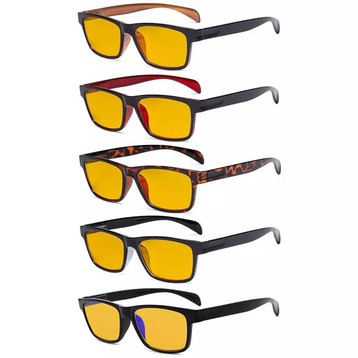eyekeeper.com 5 Pack Retro Blue Light Blocking Reading Glasses HP090 Eyeglasses White Smoke 5 Pairs Mix / without magnification,5 Pairs Mix / +0.50,5 Pairs Mix / +1.00,5 Pairs Mix / +1.50,5 Pairs Mix / +1.75,5 Pairs Mix / +2.00,5 Pairs Mix / +2.50