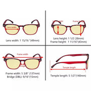 eyekeeper.com 5 Pack Retro Blue Light Blocking Reading Glasses TM079 Eyeglasses White Smoke 5 Pairs Mix / without magnification,5 Pairs Mix / +0.50,5 Pairs Mix / +0.75,5 Pairs Mix / +1.00,5 Pairs Mix / +1.25,5 Pairs Mix / +1.50,5 Pairs Mix / +1.75,5 Pairs Mix / +2.00,5 Pairs Mix / +2.25,5 Pairs Mix / +2.50,5 Pairs Mix / +3.00
