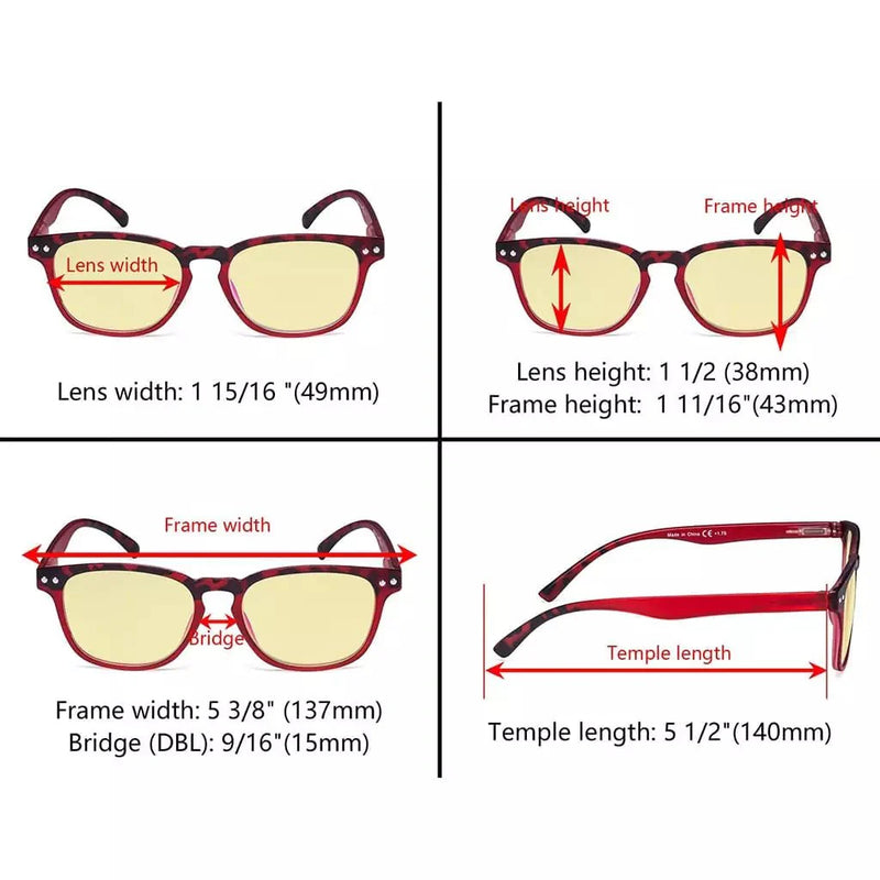 eyekeeper.com 5 Pack Retro Blue Light Blocking Reading Glasses TM079 Eyeglasses White Smoke 5 Pairs Mix / without magnification,5 Pairs Mix / +0.50,5 Pairs Mix / +0.75,5 Pairs Mix / +1.00,5 Pairs Mix / +1.25,5 Pairs Mix / +1.50,5 Pairs Mix / +1.75,5 Pairs Mix / +2.00,5 Pairs Mix / +2.25,5 Pairs Mix / +2.50,5 Pairs Mix / +3.00