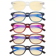 eyekeeper.com 5 Pack Retro Blue Light Blocking Reading Glasses TM079 Eyeglasses White Smoke 5 Pairs Mix / without magnification,5 Pairs Mix / +0.50,5 Pairs Mix / +0.75,5 Pairs Mix / +1.00,5 Pairs Mix / +1.25,5 Pairs Mix / +1.50,5 Pairs Mix / +1.75,5 Pairs Mix / +2.00,5 Pairs Mix / +2.25,5 Pairs Mix / +2.50,5 Pairs Mix / +3.00