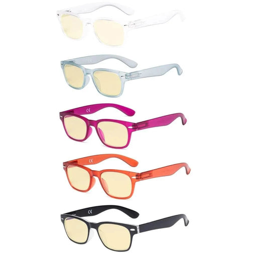 eyekeeper.com 5 Pack Retro Blue Light Blocking Reading Glasses TMFH4 Eyeglasses White Smoke 5 Pairs Mix / without magnification,5 Pairs Mix / +0.50,5 Pairs Mix / +0.75,5 Pairs Mix / +1.00,5 Pairs Mix / +1.25,5 Pairs Mix / +1.50,5 Pairs Mix / +1.75,5 Pairs Mix / +2.00,5 Pairs Mix / +2.50,5 Pairs Mix / +3.00