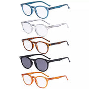 eyekeeper.com 5 Pack Retro Oval Reading Glasses Include Sunglasses R071 Eyeglasses White Smoke 5 Pairs Mix / without magnification,5 Pairs Mix / +0.50,5 Pairs Mix / +0.75,5 Pairs Mix / +1.00,5 Pairs Mix / +1.25,5 Pairs Mix / +1.50,5 Pairs Mix / +1.75,5 Pairs Mix / +2.00,5 Pairs Mix / +2.25,5 Pairs Mix / +2.50,5 Pairs Mix / +2.75,5 Pairs Mix / +3.00