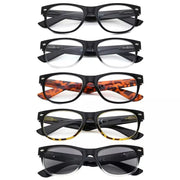 eyekeeper.com 5 Pack Retro Reading Glasses with Sunglasses R011-A Eyeglasses White Smoke 5 Pairs Mix / +0.50,5 Pairs Mix / +0.75,5 Pairs Mix / +1.00,5 Pairs Mix / +1.25,5 Pairs Mix / +1.50,5 Pairs Mix / +1.75,5 Pairs Mix / +2.00,5 Pairs Mix / +2.25,5 Pairs Mix / +2.50,5 Pairs Mix / +2.75,5 Pairs Mix / +3.00,5 Pairs Mix / +3.50,5 Pairs Mix / +