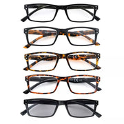eyekeeper.com 5 Pack Retro Style Reading Glasses Rectangle Readers R057 Eyeglasses White Smoke 5 Pairs Mix / +1.00,5 Pairs Mix / +1.25,5 Pairs Mix / +1.50,5 Pairs Mix / +1.75,5 Pairs Mix / +2.00,5 Pairs Mix / +2.25,5 Pairs Mix / +2.50,5 Pairs Mix / +2.75,5 Pairs Mix / +3.00,5 Pairs Mix / +3.50,5 Pairs Mix / +4.00